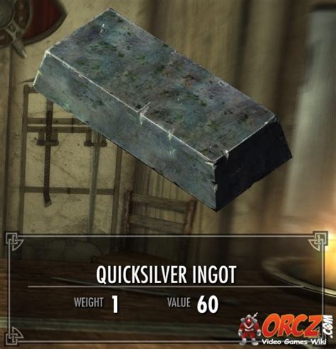 skyrim quicksilver ingot